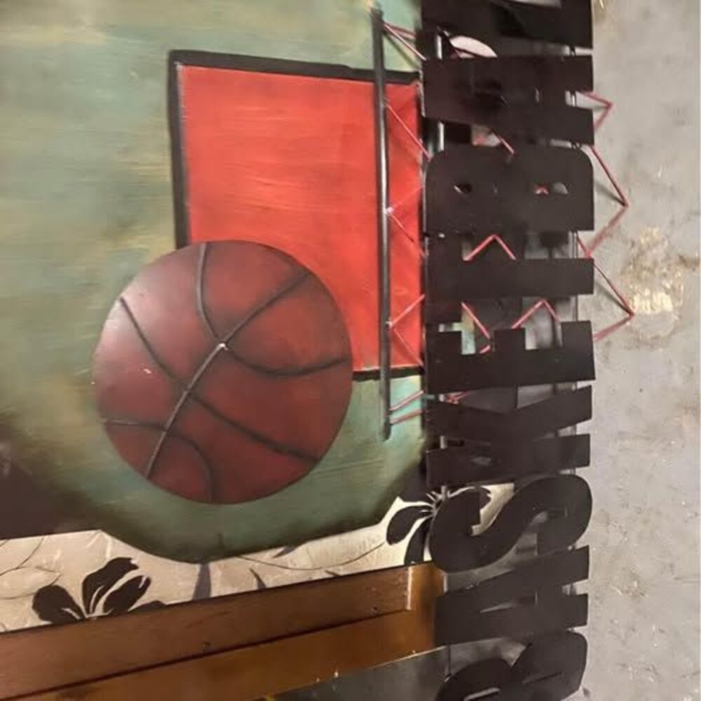Boys basketball wall art